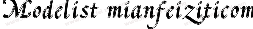 Modelist mianfeiziticom字体转换